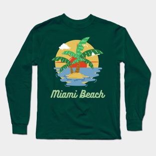 Miami beach Long Sleeve T-Shirt